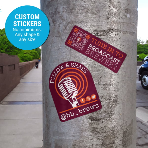 Leverage swag stickers to let your fans advertise for you